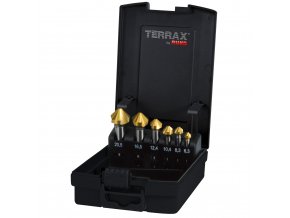 Sada záhlubníků do kovu 6,3-20,5mm HSS-Tin Terrax 6 dílů