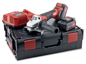 LBE 125 18.0-EC/5.0 Set AKU Úhlová bruska s variabilními otáčkami 18V, 125 mm  + Sleva 10% na produkty FLEX + 3 roky záruka + Kufr v ceně + 2 akumulátory a nabíječka v ceně