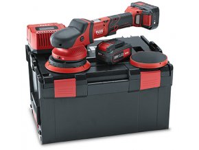 XFE 15 150 18.0-EC/5.0 Set AKU excentrická leštička 18V  + Sleva 10% na produkty FLEX + 3 roky záruka + Kufr v ceně + 2 akumulátory a nabíječka v ceně