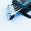 KL346600 Sada ráčnových klíčů oboustranných 72 zubů, 7 dílů | 8-19 mm, plastový držák