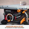 EVO R255TBLX+ Multifunkční stolová kotoučová pila 255mm se stojanem, 1800W 16