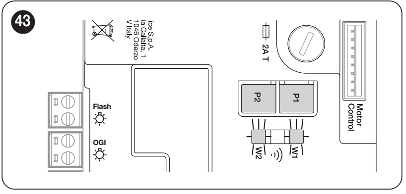 Vstavané Wi-Fi MCU2: tlačidlá P1/P2 a LED W1/W2