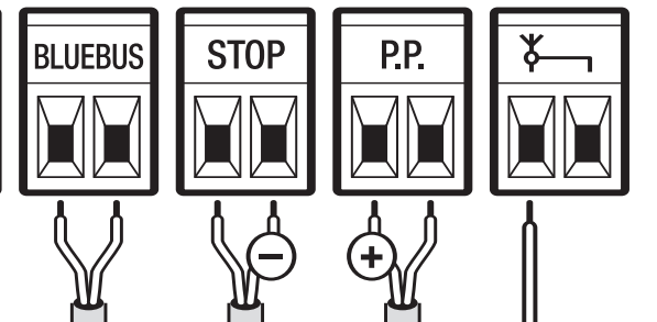 WLA1: ľavá P.P. plus a pravá STOP mínus pre pomocné napájanie