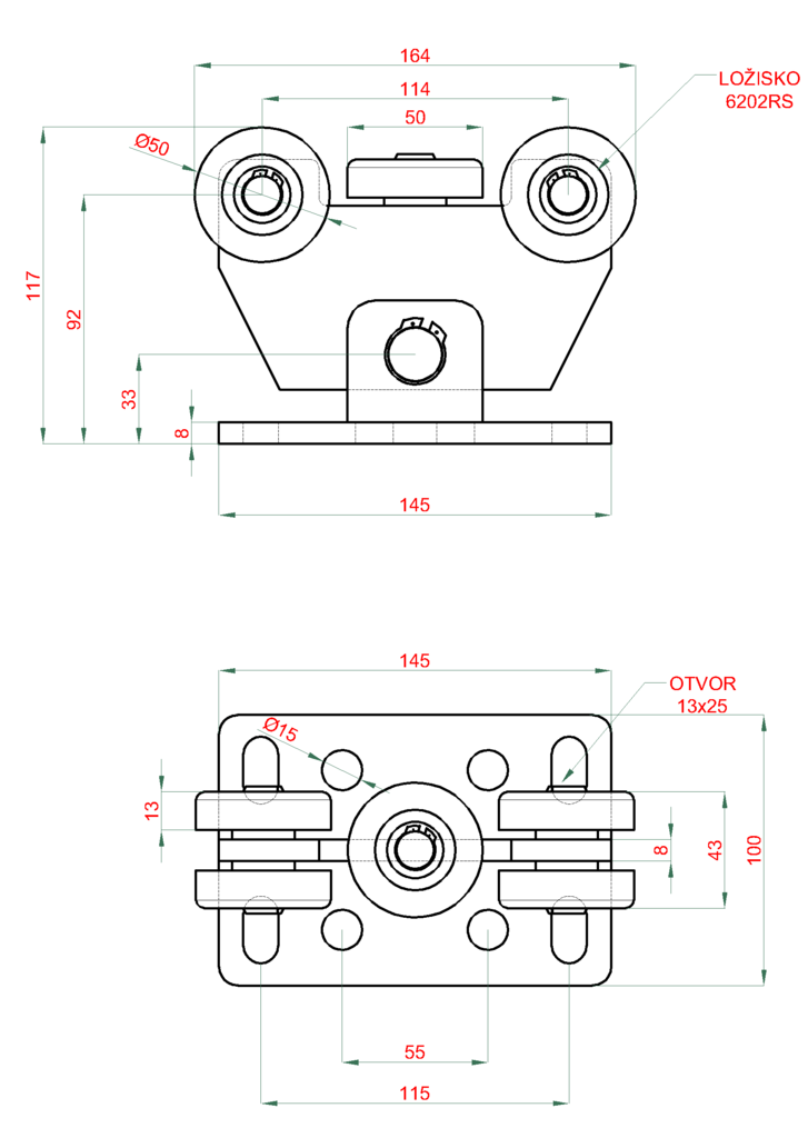 Nákres vozíku v-02-11