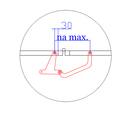 Montáž skladacieho mechanizmu krok 1