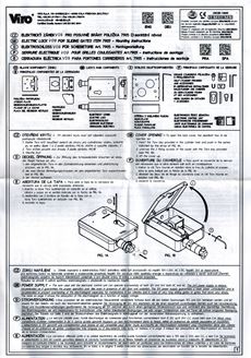 Manuál k elektrozámku VIRO V09 v češtine (scan)