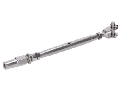Rukojeť pro nerezový drát Ø3mm, broušená nerezová ocel K320, INOX AISI304