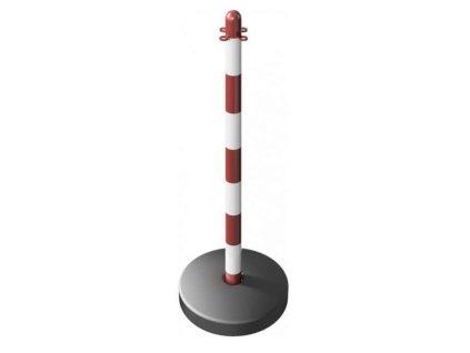 Řetězový sloupek mobilní, plastový, kulatý 40x900, náklad k naplnění, 4041KB