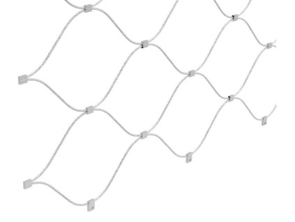 Nerezová lanková síť s okem 70x120mm, lanko ø1,5mm, 0,8mx85m