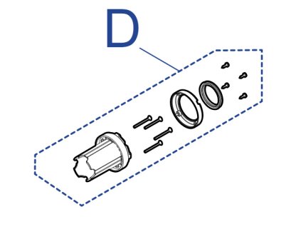 SPAMG208A00B - set ukončení korpusu