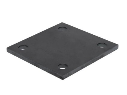 Univerzální deska s otvory 100x100mm, tloušťka 6mm