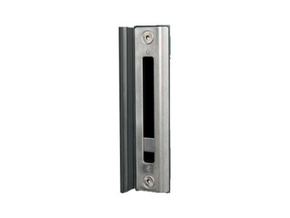 LOCINOX SHKM-9005 Nerezový protikus s dorazem pro zámky H-METAL, H-METAL-WB, H-COMPACT, H-WOOD pro profil 40-60 mm, černý
