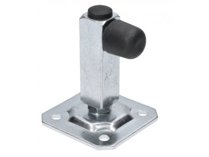 Variabilní doraz pro posuvné brány se základnou 100x100 mm, pozinkovaný