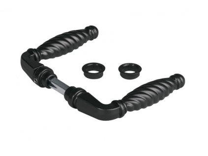 LOCINOX 3006FAD16 ozdobná klika ze slitiny zamak, černá