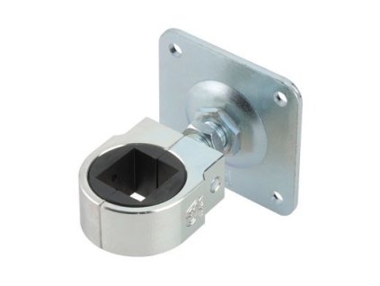 Nastavitelný závěs pro upnutí čtverce 30x30mm, M22, deska 100x100mm