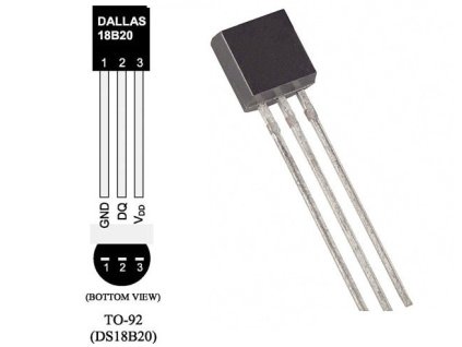 Snímač teploty Dallas DS18B20