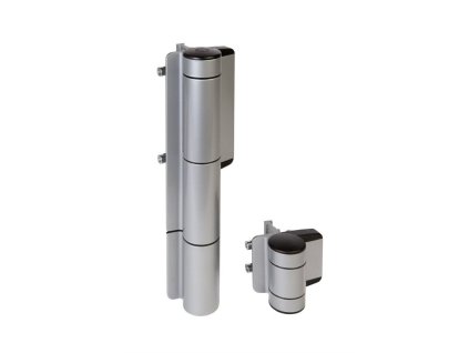 Sada hydraulického samouzavírače a závěsu LOCINOX 180° pro branku 150 cm/150 kg, stříbrná, MAMMOTH180-SILV