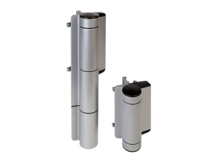 Sada hydraulického samouzavírače a závěsu LOCINOX 180° pro branku 200 cm/200 kg, stříbrná, MAMMOTH-HD-SILV