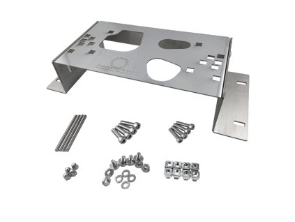 Univerzální podstavec pro pohony posuvných bran, nerezový