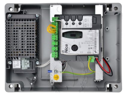 NICE Moonclever MC424L - ovládací panel pro 24V pohony křídlových bran řady Wingo
