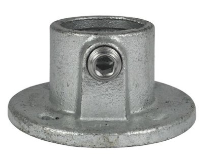 Pozinkovaná kotva do zdi pro trubku 42,4mm