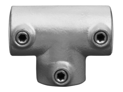 Pozinkovaná spojka pro trubky 42,4mm, tvar široké T