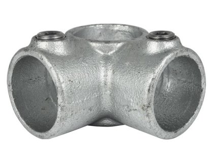 Pozinkovaná spojka pro trubky 42,4mm, tvar vnitřní roh