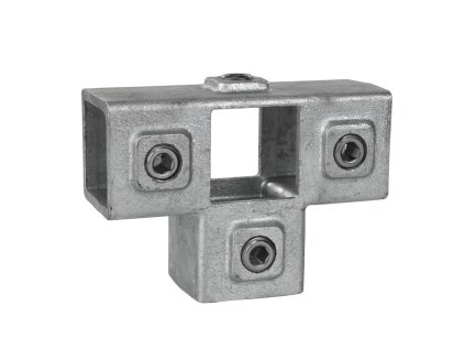 Pozinkovaná spojka pro jokl 40x40mm, tvar průchozí T