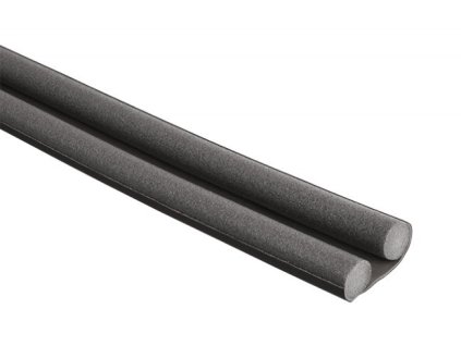 Pěnové těsnění pro dveře o maximální tloušťce 45 mm, černé