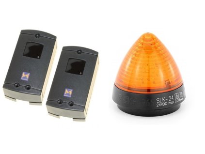 Hormann CZ-SET RotaMatic - sada fotobuněk a majáku pro křídlové pohony RotaMatic a VersaMatic, 437988