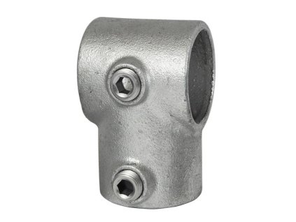 Pozinkovaná spojka pro trubky 60,3mm, tvar úzké T