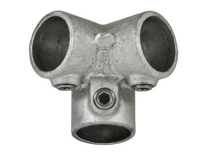 Pozinkovaná spojka pro trubky 60,3 mm, tvar vrchní roh