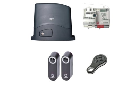 Sada pohonu pro posuvnou bránu do 400 kg KEY Turbo S (TUS4324) (C)