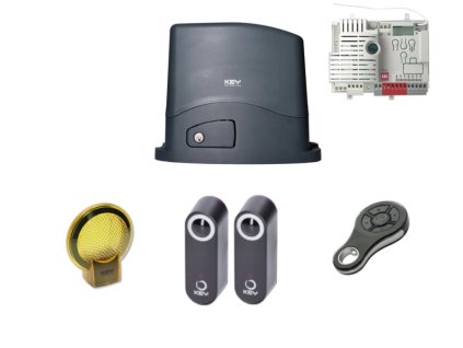Sada pohonu pro posuvnou bránu do 400 kg KEY Turbo S (TUS4324) (D)