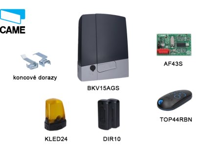 Sada pohonů pro posuvnou bránu do 1000 kg CAME BXV10AGS (D)
