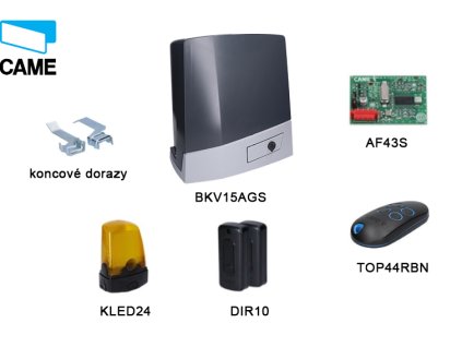 Sada pohonů pro posuvnou bránu do 2000 kg, CAME BKV20AGS (D)