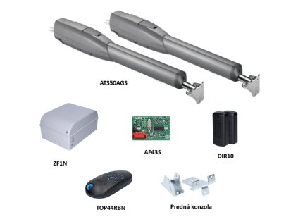 Sada CAME ATS50AGS pro dvoukřídlou bránu, 5 m / 500 kg s příslušenstvím