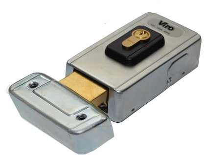 NICE PLA11 - horizontální elektrický zámek pro křídlovou bránu, NICE-PLA11