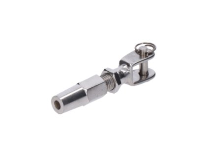 Rukojeť pro nerezový drát Ø3mm, broušená nerezová ocel K320, INOX AISI304
