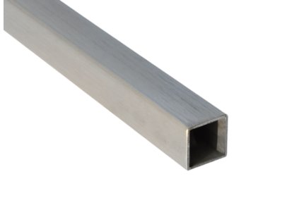 Uzavřený profil 25x25x2mm, nerezový