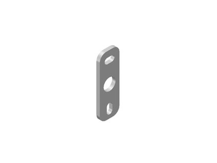 Závěs - deska pro závěsy, inox, 30x90mm