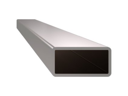 Uzavřený profil 30x15x2mm, nerezový