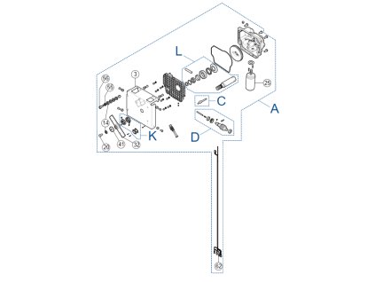 SPAMG247A00 - kit motoru s převodovkou