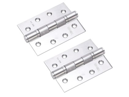 Nerezové šroubovací závěsy, INOX, 1 pár