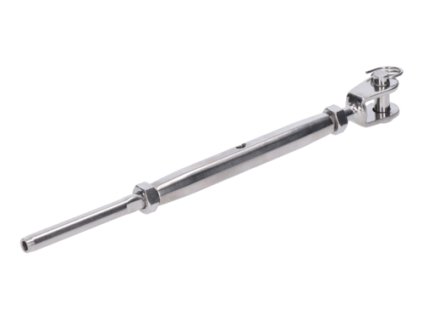 Kleště s lepicí rukojetí pro nerezový drát ø5mm, závit M8/LH8, broušená nerezová ocel K320/ AISI304