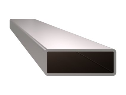 Uzavřený profil 40x15x1,5mm, nerezová ocel