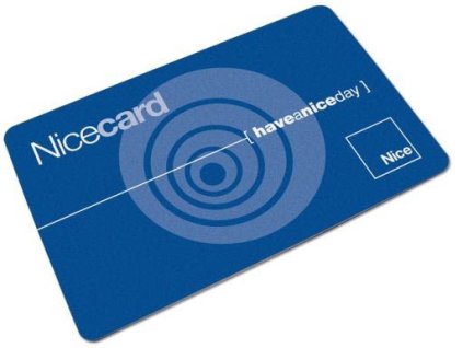 NICE MOCARD - bezkontaktní karta pro čtečky