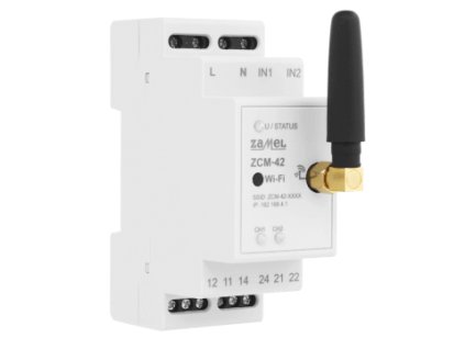 Zaměl 2-kanálové spínací hodiny s ovládáním přes WiFi, ZCM-42