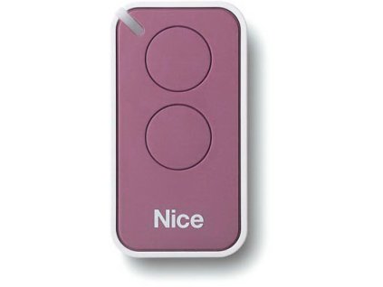 NICE Era Inti INTI2L -<br>dvoukanálové dálkové ovládání pohonů NICE<br>růžová