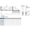 CAIS Sada samonosné posuvné brány 95x86x5 pro šířku průjezdu 6,5 m, perforovaný Zn profil KIT DEMO MZE 23